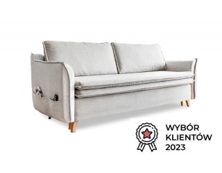 CHARMING CHARLIE SLIM Sofa Rozkładana Tkanina AU01 - Od Ręki