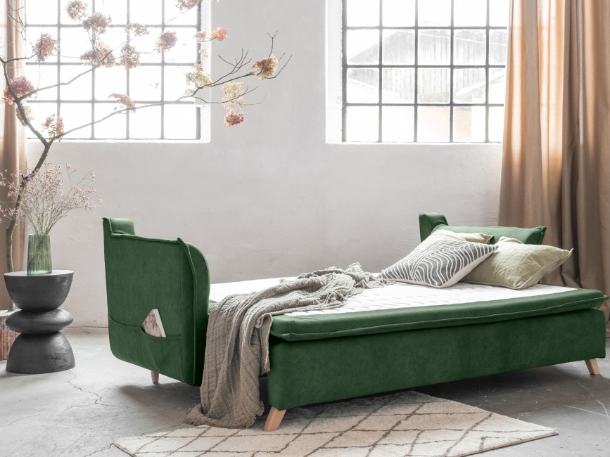 CHARMING CHARLIE SLIM Sofa Rozkładana Tkanina Łatwoczyszcząca - Od Ręki